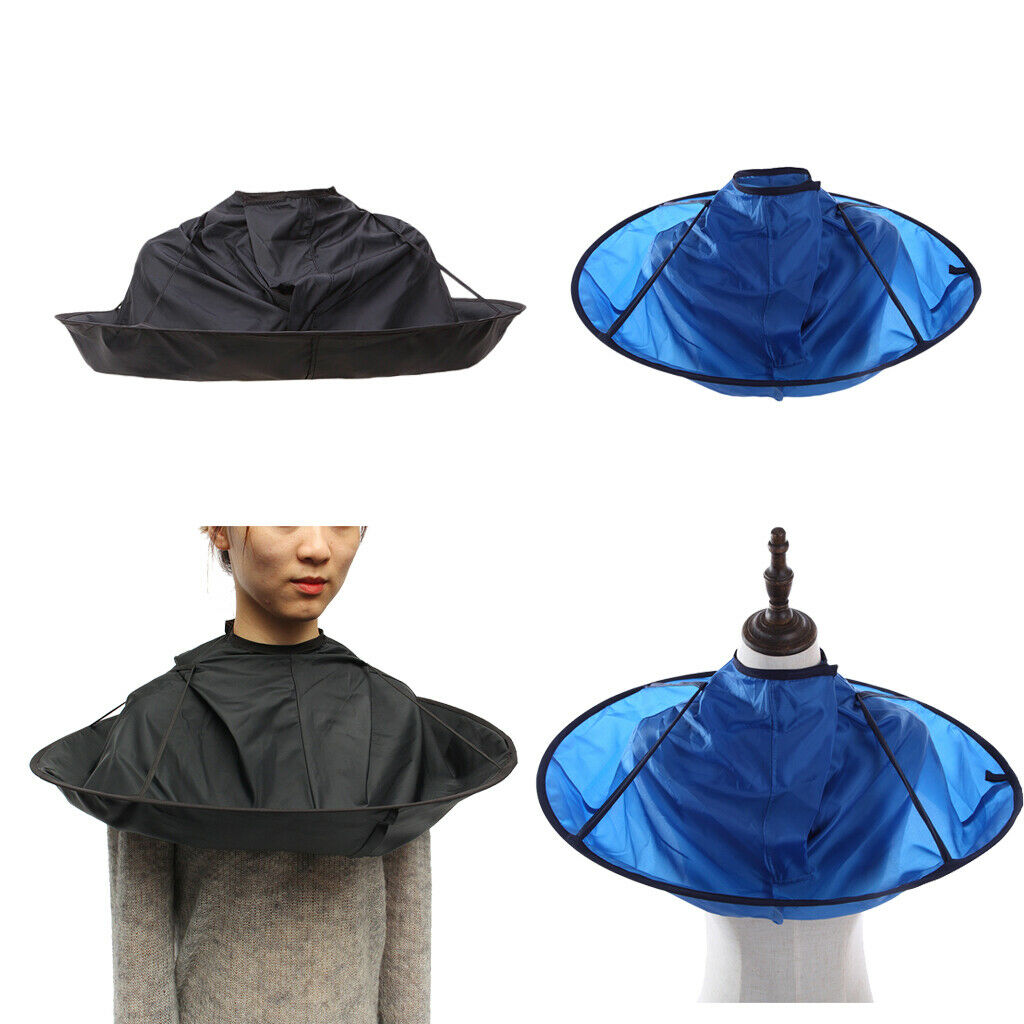 2Pcs Salon Barber Hairdressing Hair Cutting Cape Cloth Cloak Hair Catcher