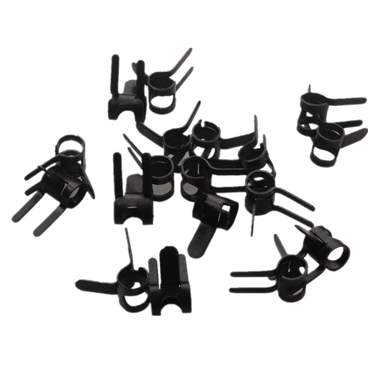 60Pcs Pipe Hose Clamping Spring Clip Fuel Line Water Pipe Clamp Air Tube 6 Sizes