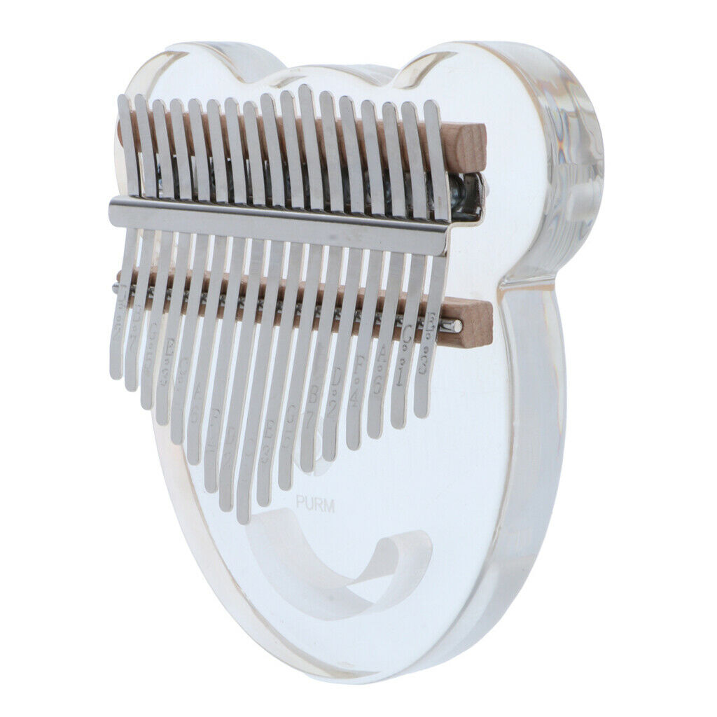 Crystal Clear 17 Key Kalimba Mbira Thumb Piano Gift Musical Instrument