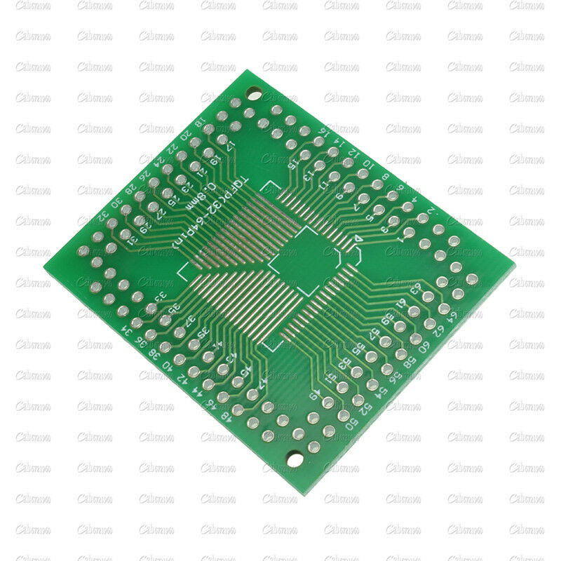 5Pcs TQFP/QFP/LQFP/FQFP 32/44/64/80/100 To DIP Adapter PCB Board Converter