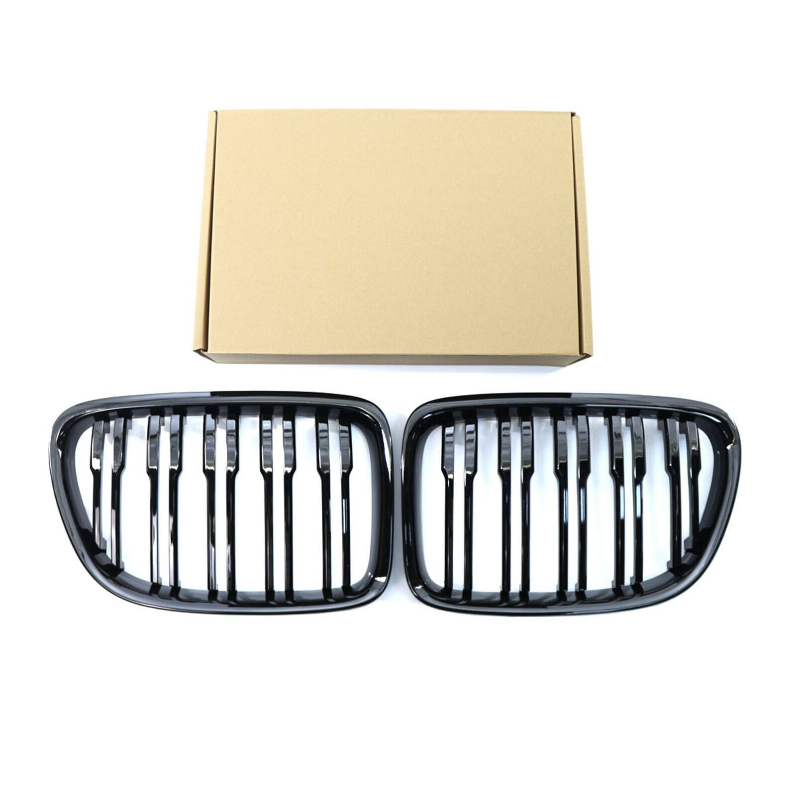 2x Front Grille Compatible with BMW X1 E84 11-16 Replacement Parts Acc