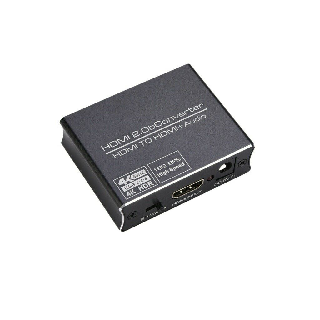 4Kx2K HDMI to HDMI 3.5mm Stereo Audio Extractor Converter HDMI Splitter Adapter