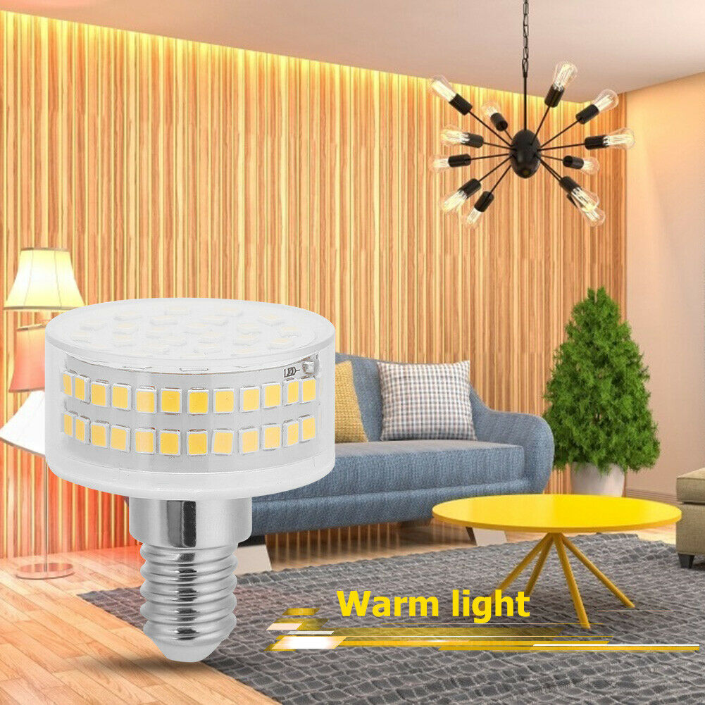 220V 10W Replace Corn Lamp No Flicker Dimmable E14 SMD2835 88LED Light Bulb @