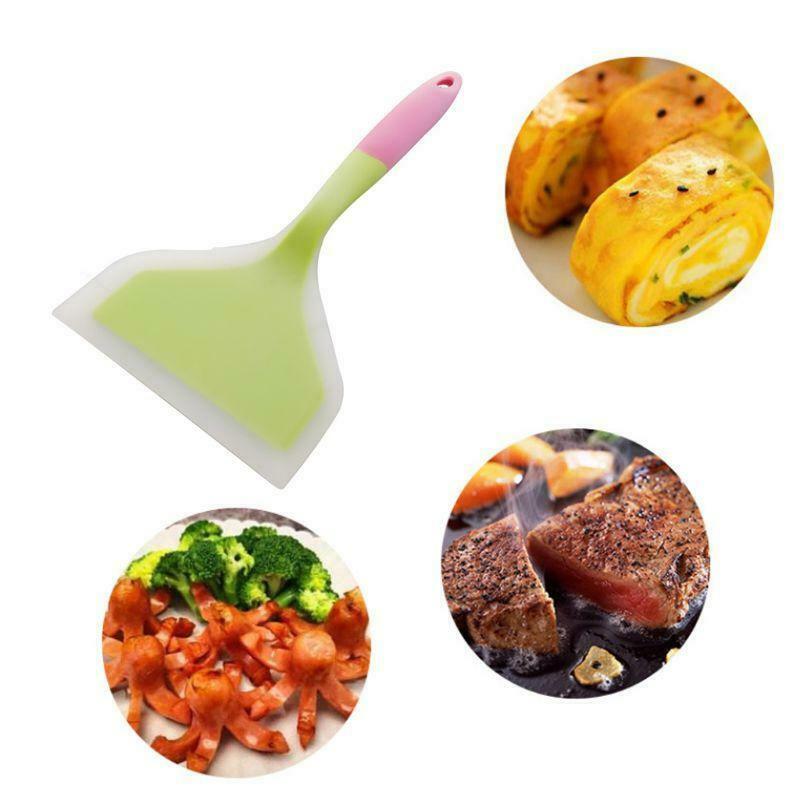 Non-stick Omelette Spatula Durable Heat-resistant Silicone Cooking Tools Wide
