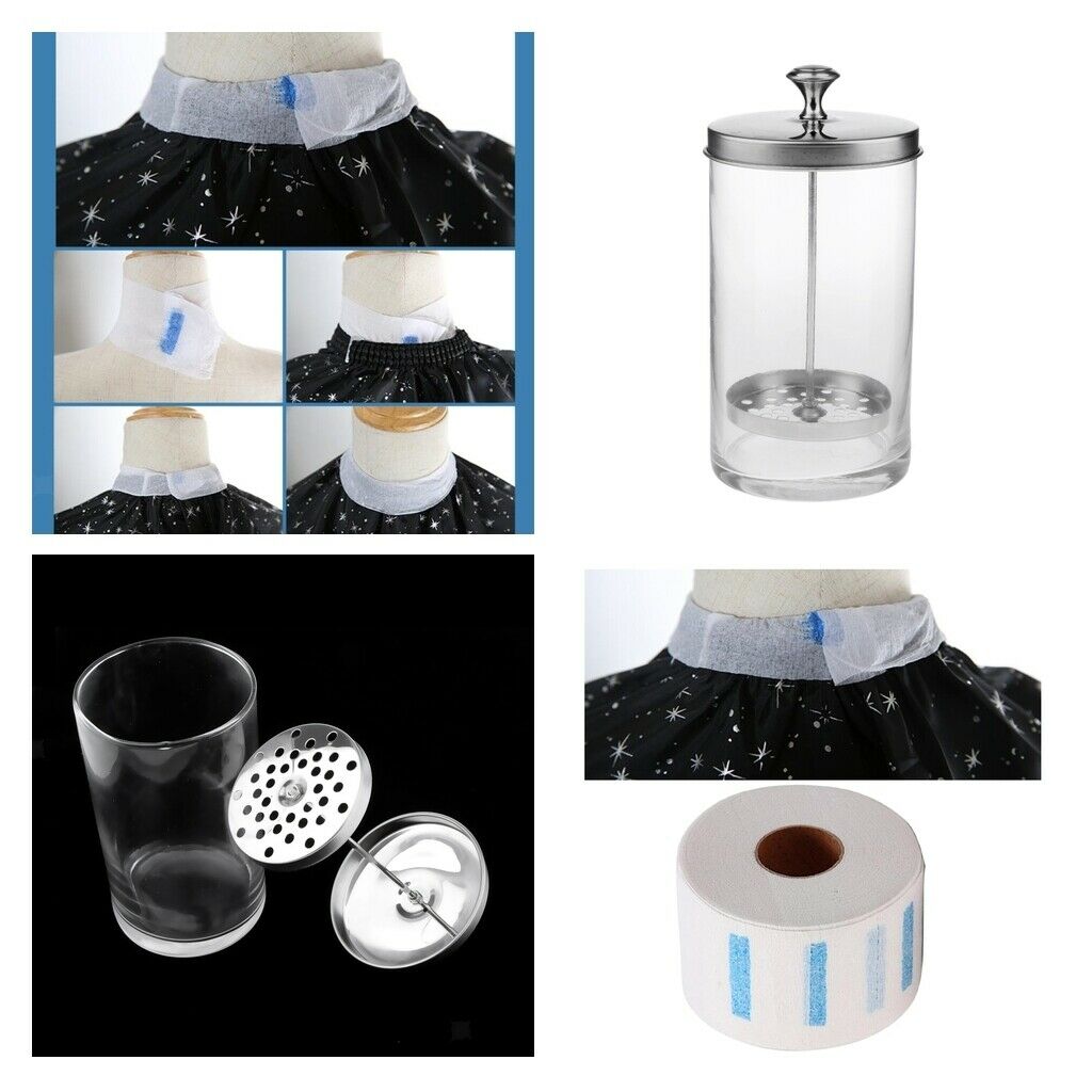Disinfecting Disinfection Empty Glass Sanitizer Jar for Salon Combs & Gift