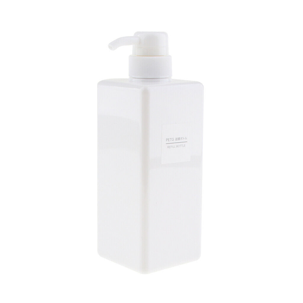 2Pcs Foaming Soap Dispenser Cosmetic Containers Bottle  White 650ml