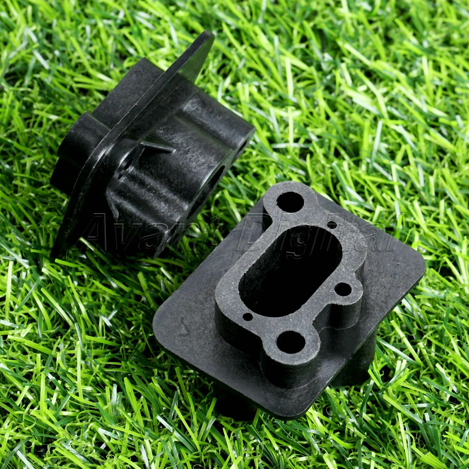 40-5 43CC 52CC Brushcutter Trimmer Intake Manifold Carburetor Base Parts 2pcs