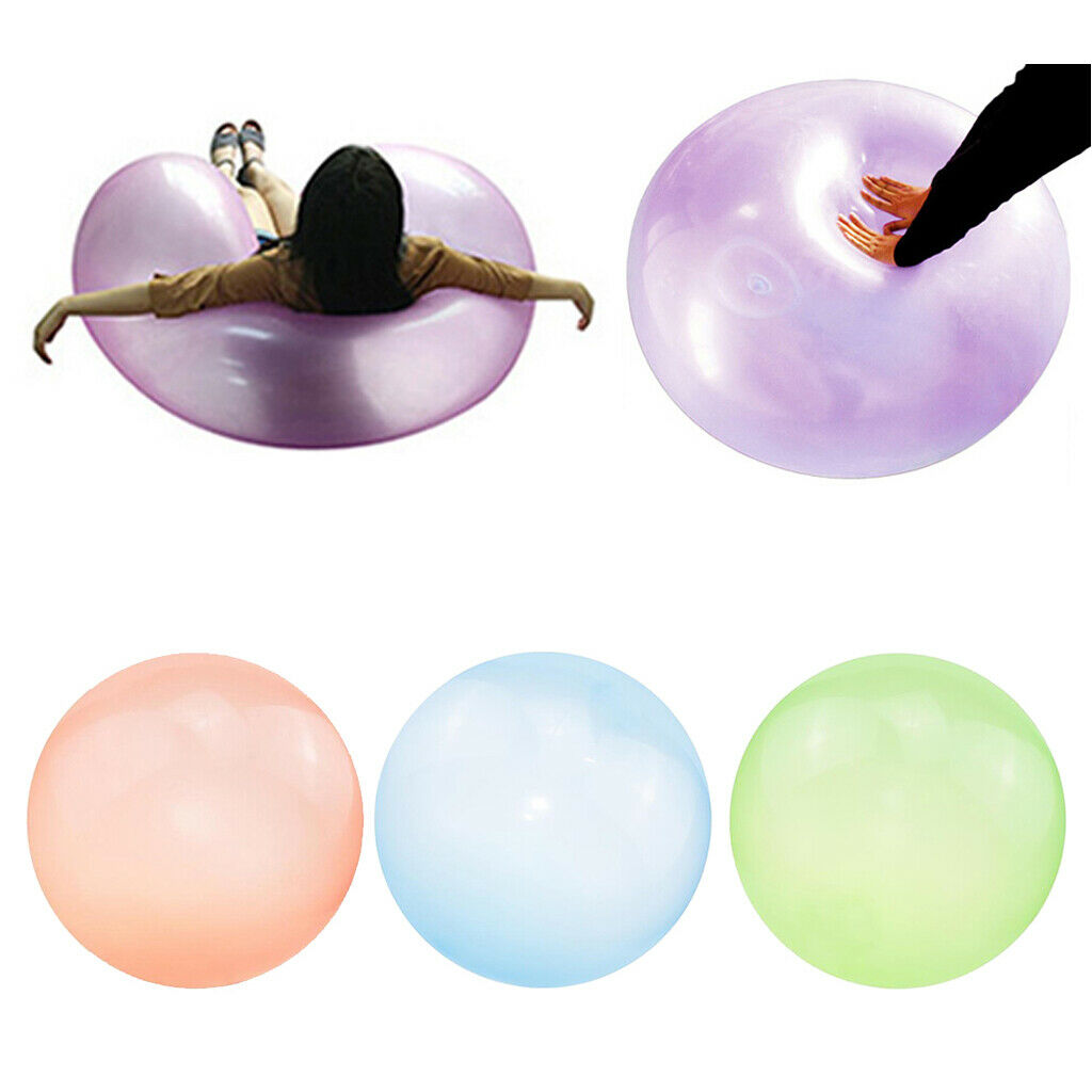 3PC Firm Bubble Ball Balloon Amazing Balls Transparent Pool Kids Game Toys