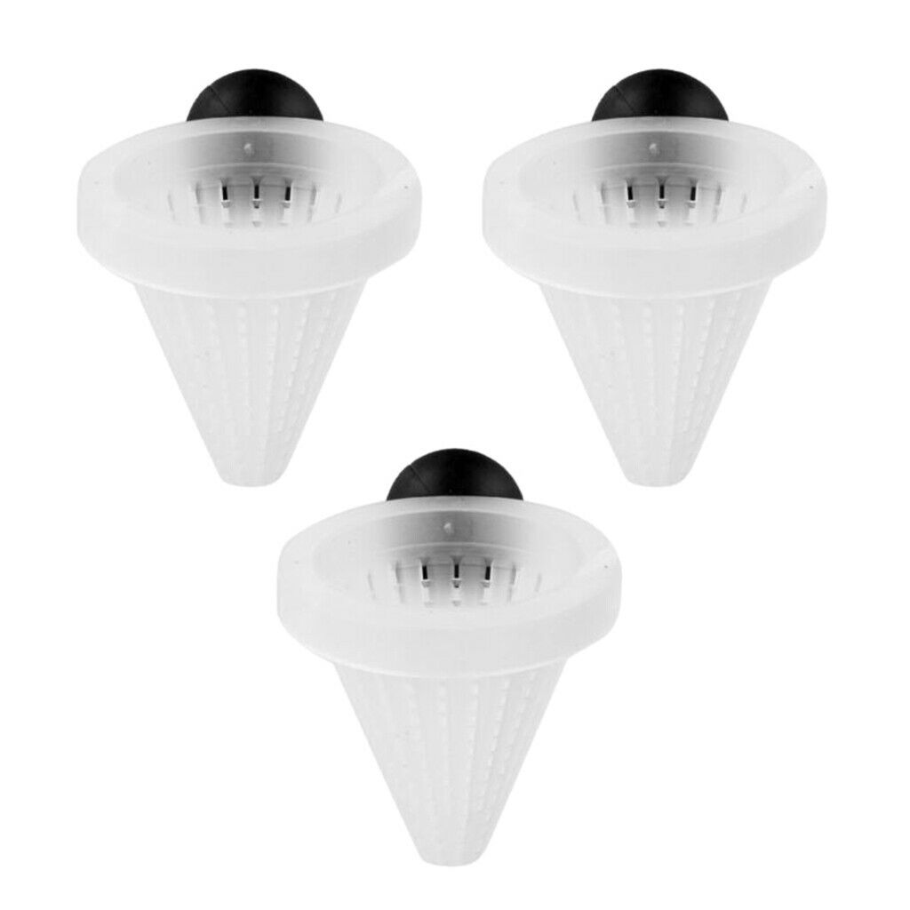 3 Pieces Red Worm Feeder with Suction Cup for Carnivorous Fish, Shrimp