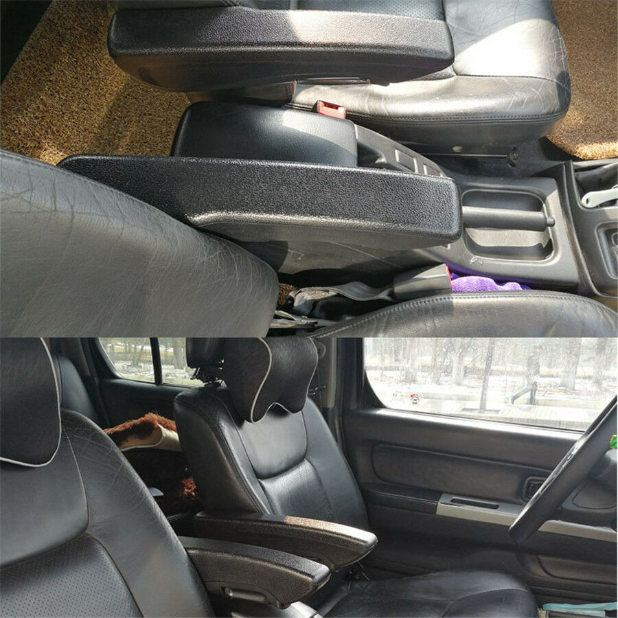 Car Truck Seat Armrest Console Box Adjustable Left Side Seat Arm Rest PU Leather