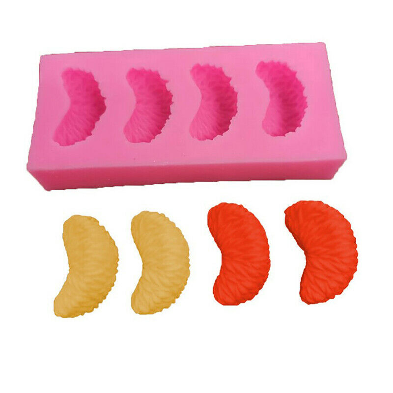 Orange Petal Silicone Molds Soap Candle Making Dessert Baking Home DecoratioFCA