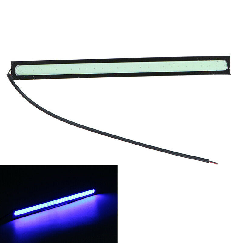 1Pc 17cm Waterproof COB Car Blue LED Lights 12V DRL Fog Light Driving La^F.l8