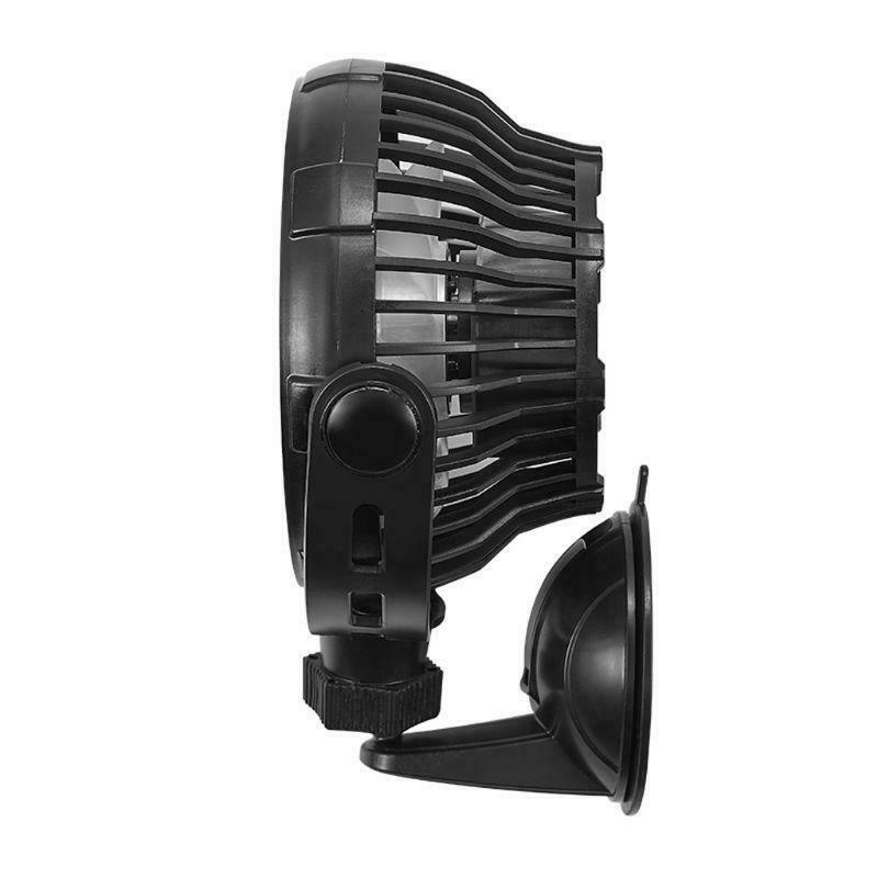 Suction Cup 2000mAh USB Rechargeable Battery Operated Kitchen Fan for Home Car