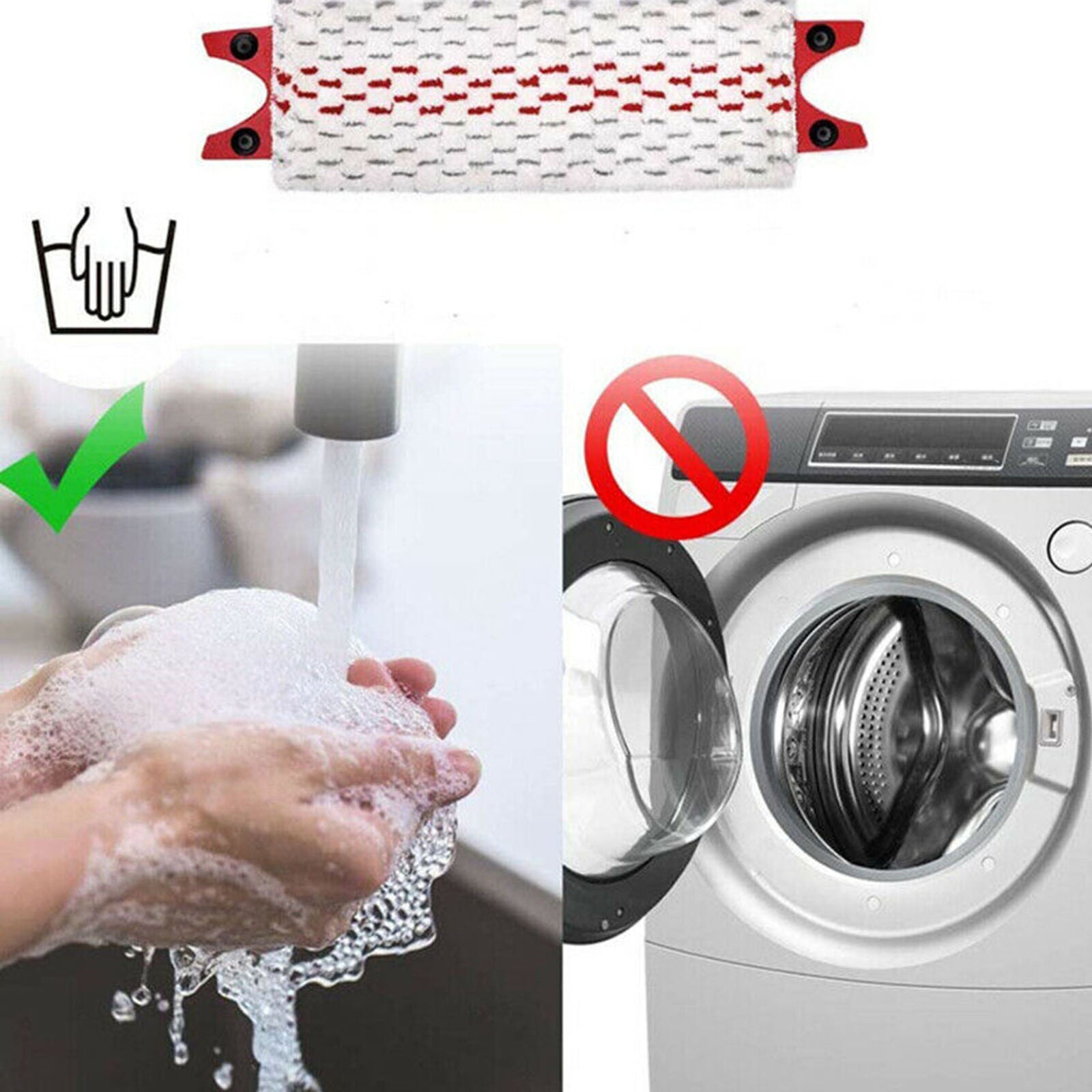 3Pcs for Vileda UltraMax Mop Replacement Set, Spray Mop Head, Flat Mop Cloth