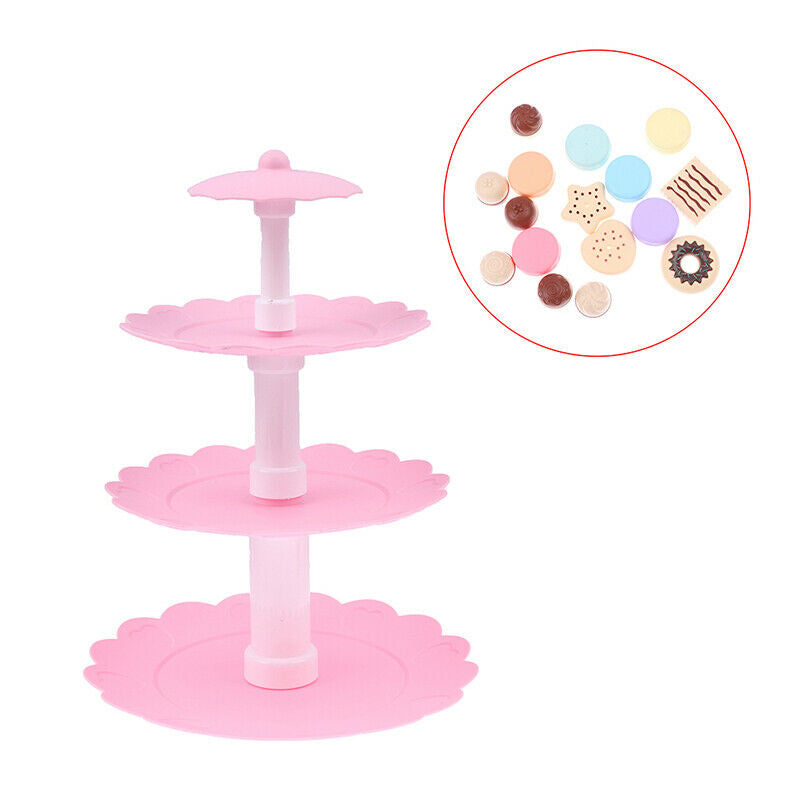 Kids Children Cake Desserts Party Tea Set Pretend Role Play Food Toys GiftsB DF