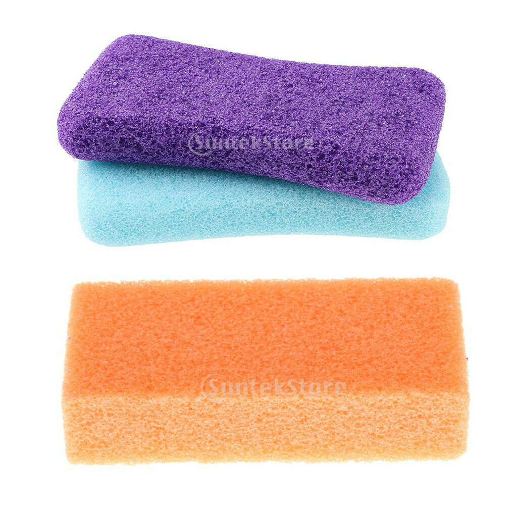 3pcs Foot Files Pumice Callus Dead Skin Remover Scrubber Pedicure Care Tools
