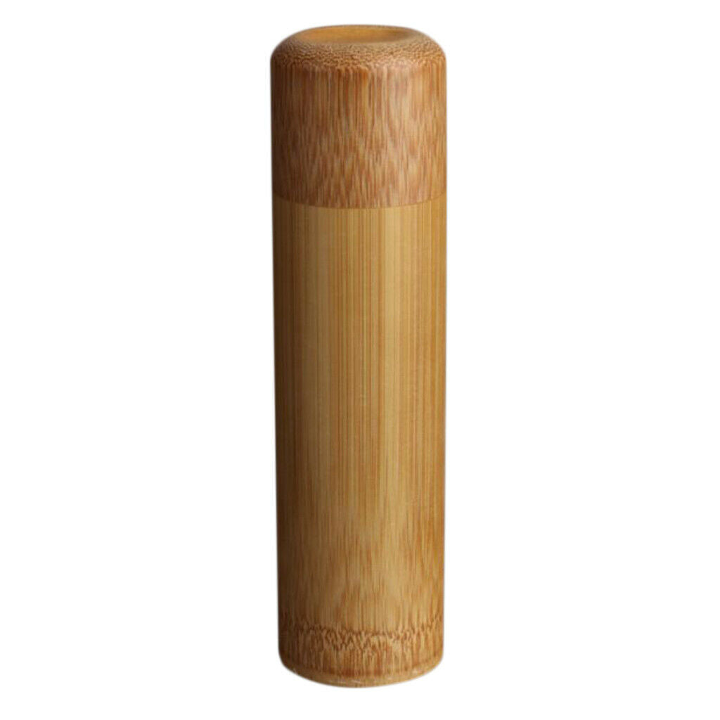 Bamboo Tea Canister Handmade Jar Pot DIY Storage Holder Container w/ Lid