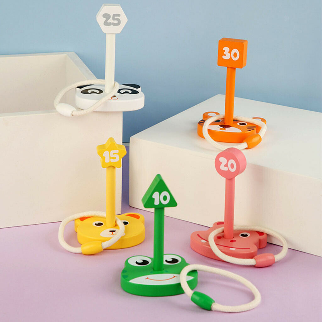 5 Pegs & 5 Rings Playset for Kids for Developing KIds Ability