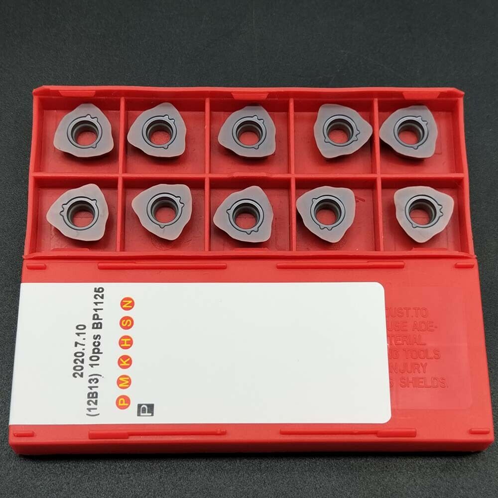 10PCS JDMW120420ZDSR-FT BP1125 Indexable CNC Carbide milling inserts for steel