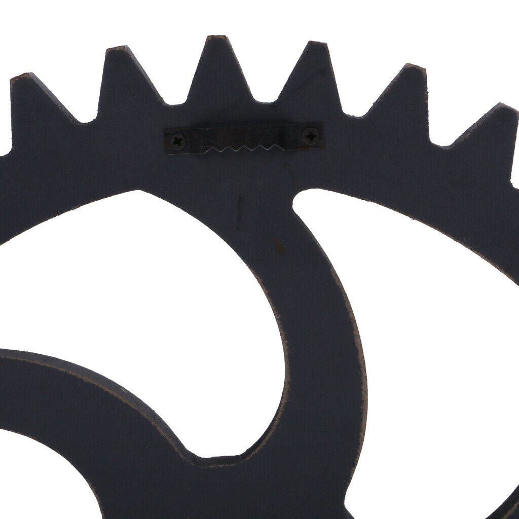 Pack 2 Retro Wooden Steampunk Gear Home Bar Craft Wall Decor