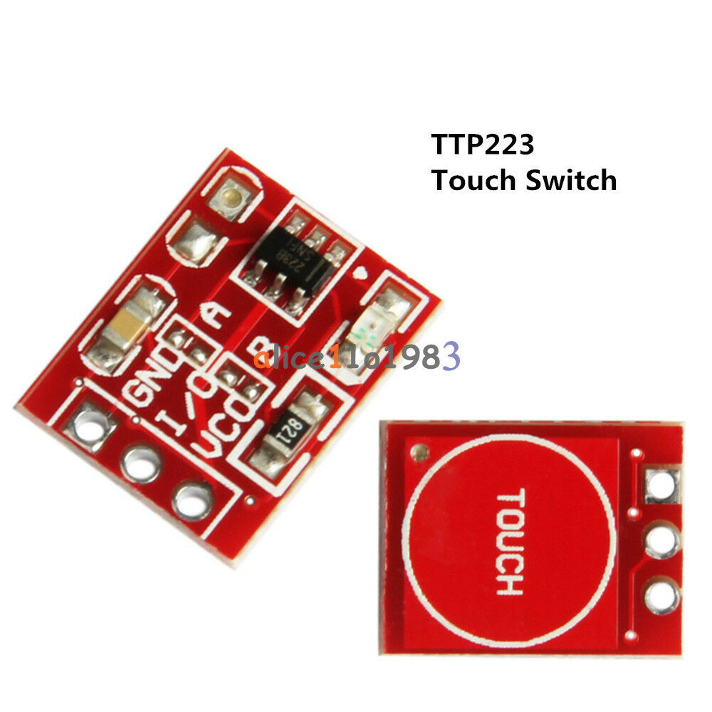 10PCS TTP223 Capacitive Touch Switch Button Self-Lock Module for Arduino