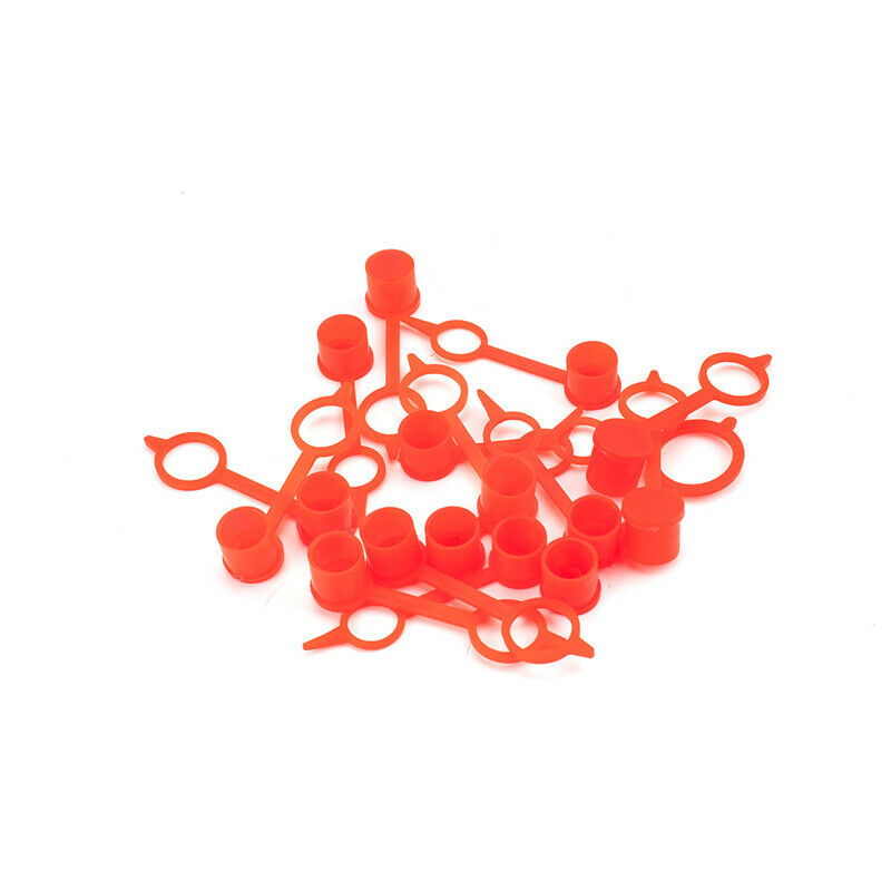 80PC Dust Cover Caps For Grease Zerk Nipple Fitting Plastic Protection M6 M8 M10
