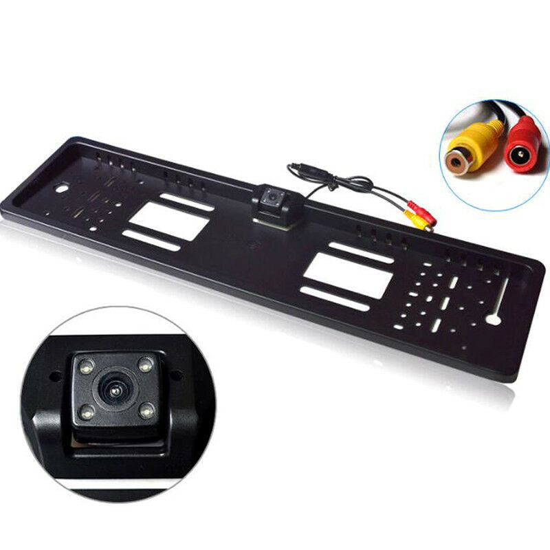 EU Car License Plate Frame Rear View Reverse Backup Park Night Vision CameraBDA
