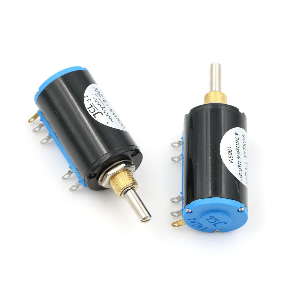 2PCS WXD3-13-2W 10K Ohm Rotary Multiturn Wirewound Potentiometer NTJC.l8