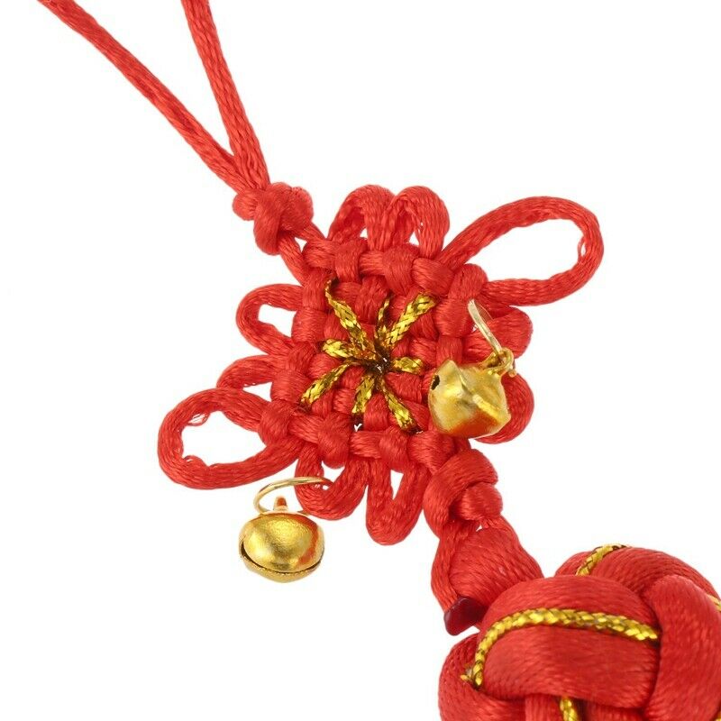 Oriental Ball Chinese K Tassel Ornament with Bells W9V6