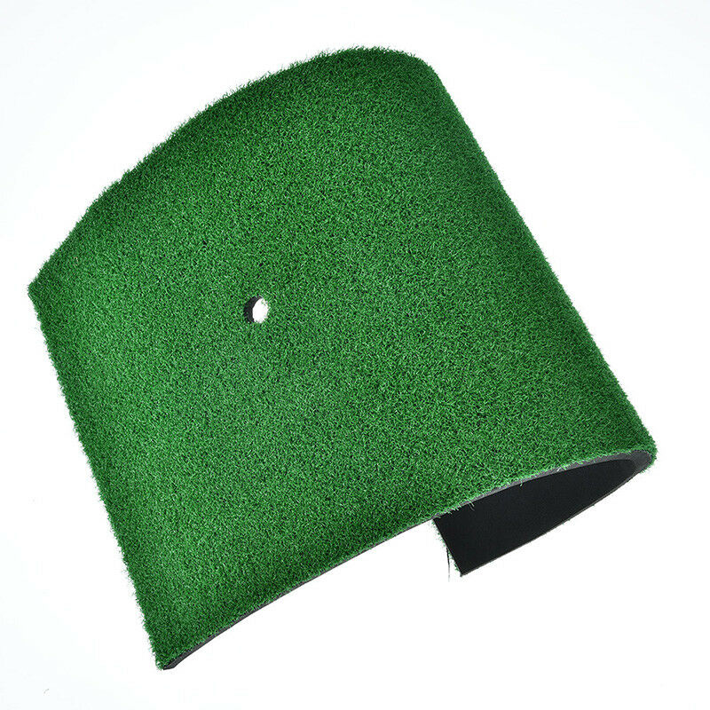 pratical golf practice mat antiskid chipping driving range training aid turf  Qx