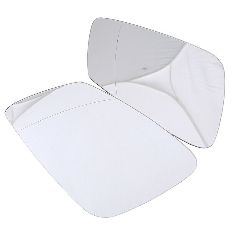 Pair Rear View Mirror Glass Heated White For BMW F10 E60 E61 LCL 528i 550i 520i
