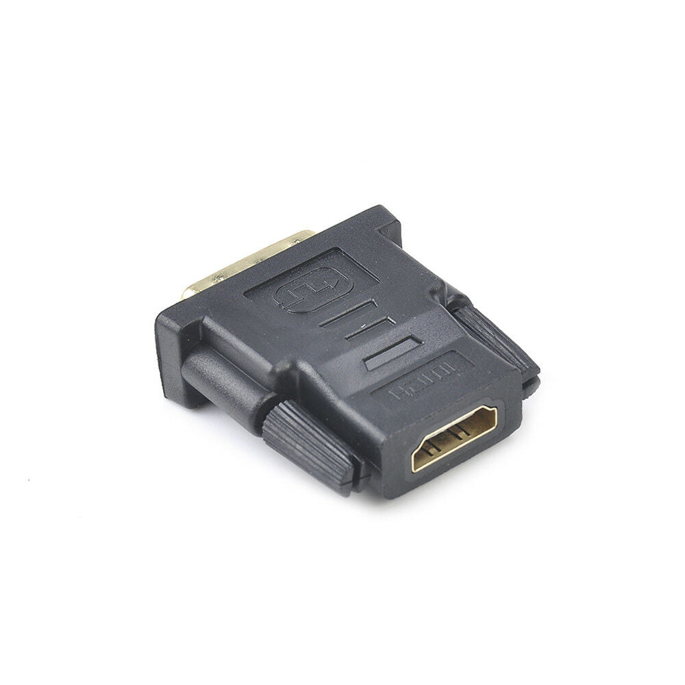 Black HDMI Female to Female/24+1Pin DVI Male/VGA /HDMI Male Adapter Connector