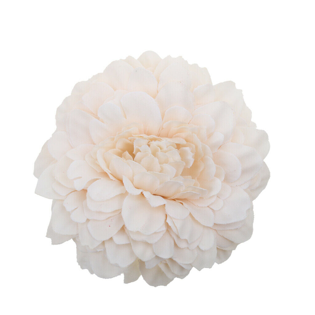10pcs Artificial Silk Daisy Flower Heads Craft Wedding Decor White