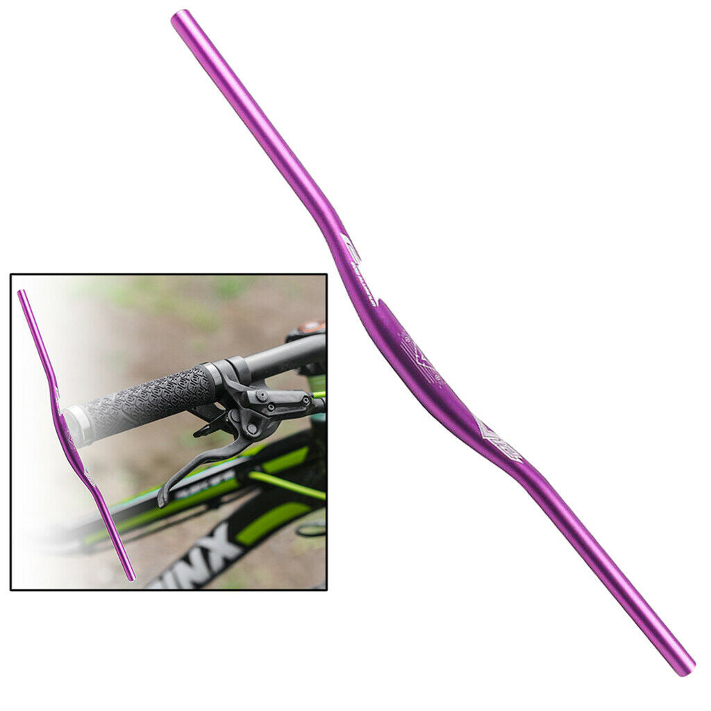 Deluxe Mountain Bike Handlebar 31.8mm DH MTB High Rise Bar  Purple