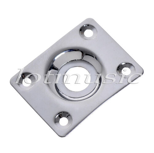 1pcs Chrome Blank Jack Plate For SG Guitar With High Quality