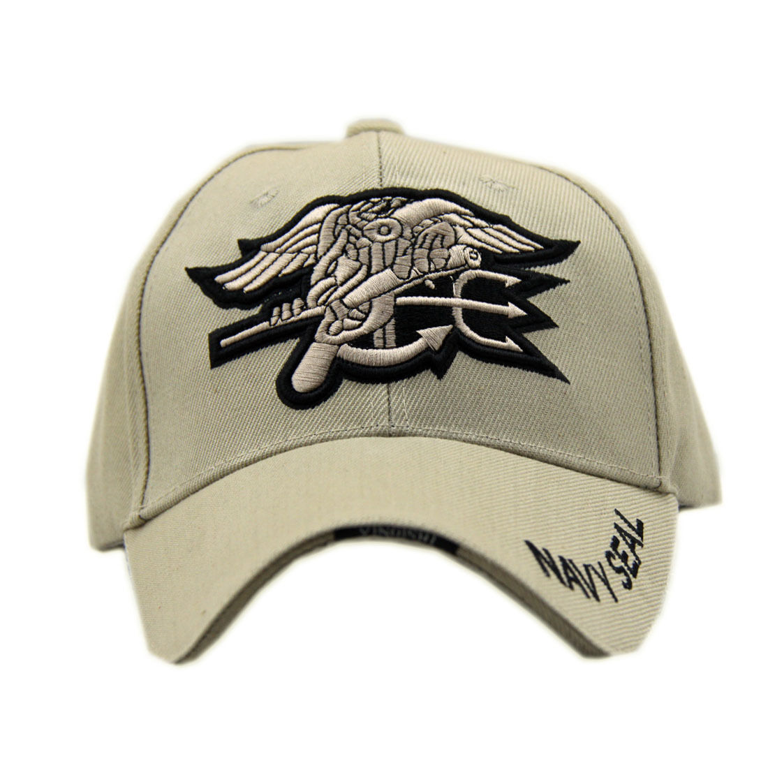 Outdoor US Military Hunting Embroidered Navy Seal Hat Baseball Cap Sunhat Khaki