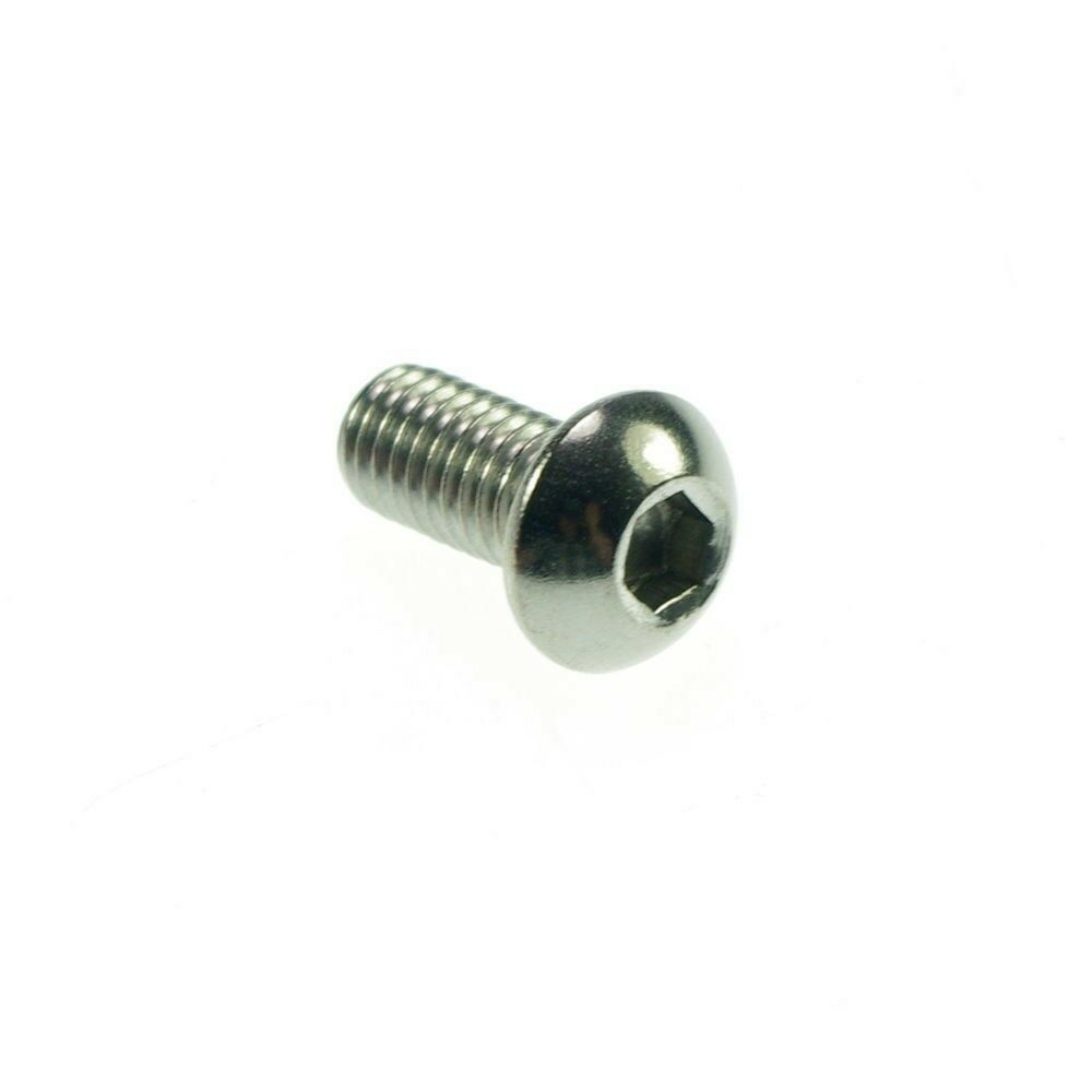 Lot100 Metric Thread M5*8mm Stainless Steel inside Round Hexagon Bolts Screws