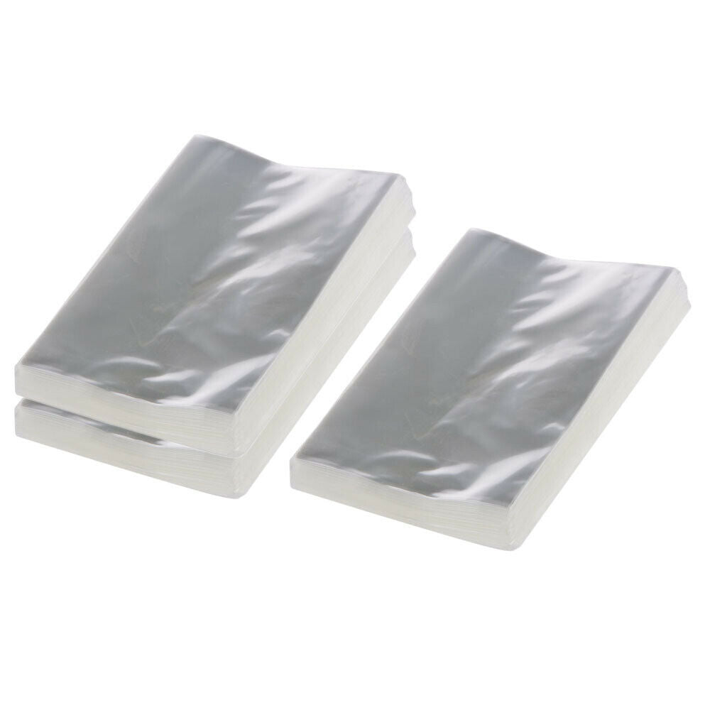 Pack of 300 Flat Cellophane Bags with Adhesive Closure - 2.4 x 3.9 inches