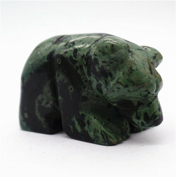 48x31x23mm Natural Kambaba Jasper Carved Bear Decoration Statue Decor HH7731