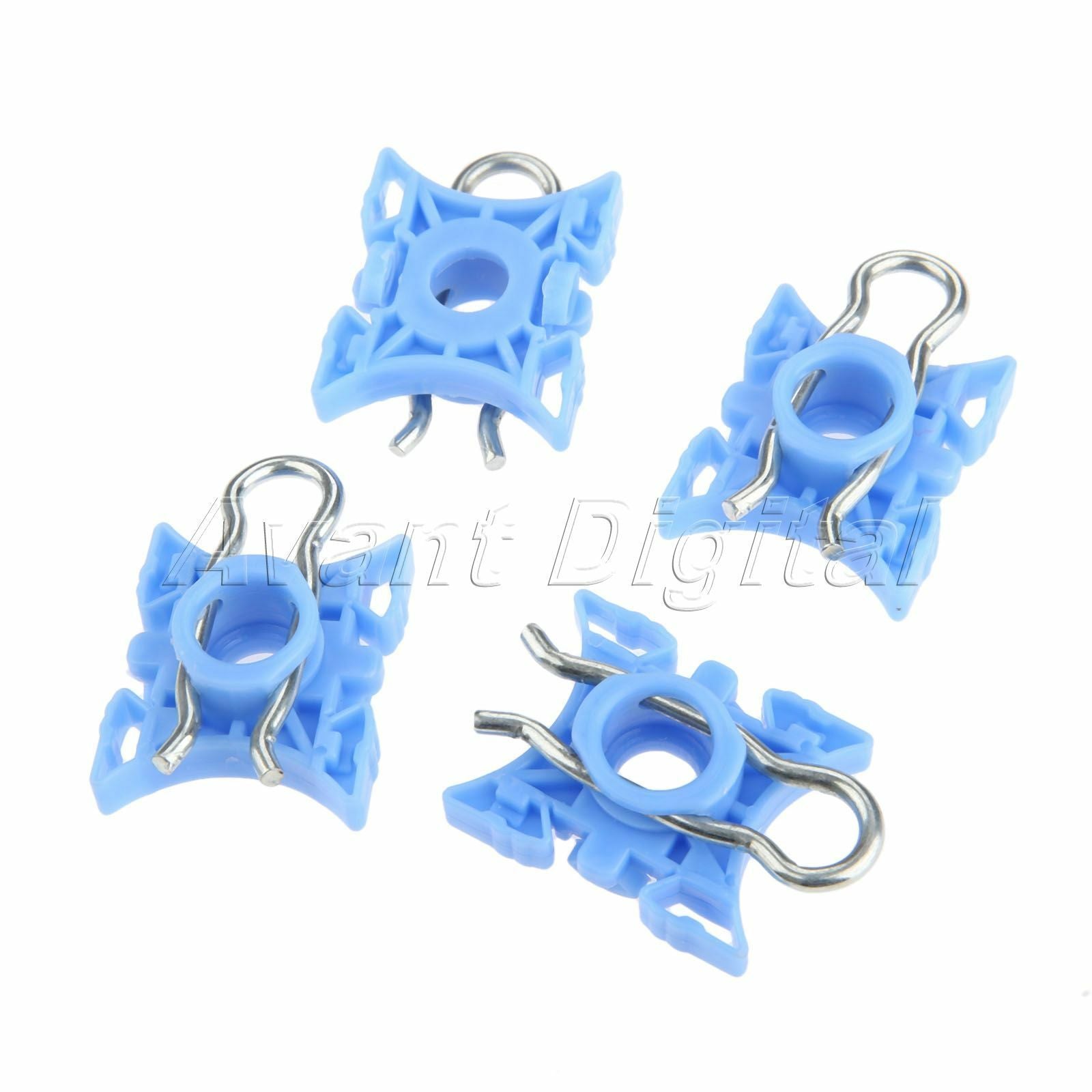 10PC Auto Car Window Regulator Repair Clips 3509416 Plastic Blue For E32 E34
