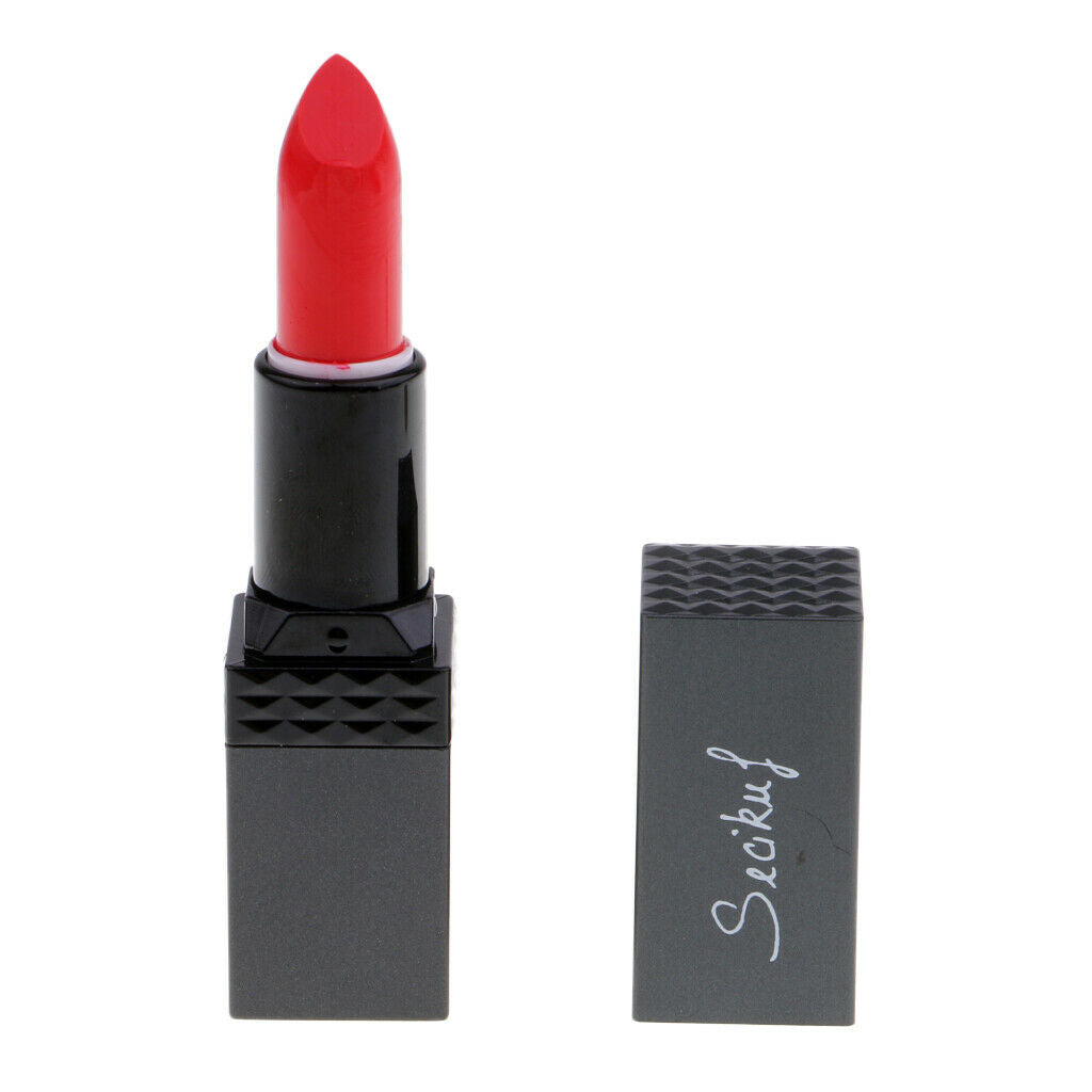 Matte Lipstick Women Waterproof Long-lasting Nudes Makeup Lip Stick 04#Coral Red
