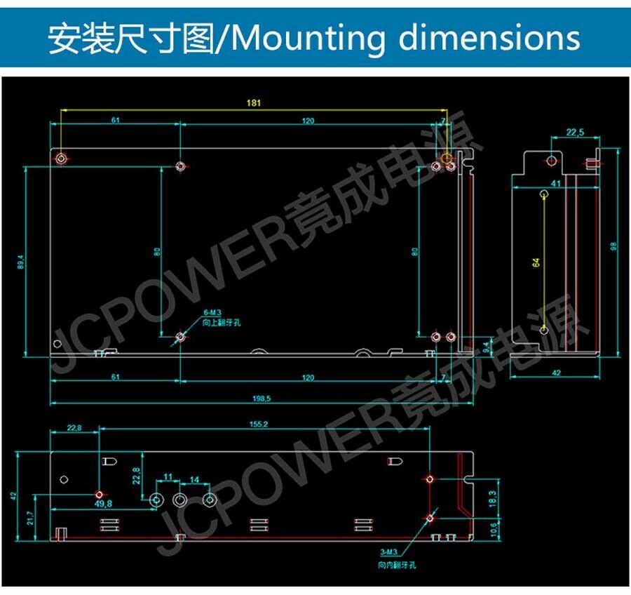 12V 12.5A 150W DC Regulated Switching Power Supply PSU Driver LED Strip CCTV