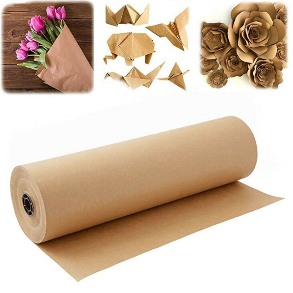 30 Meters Kraft Packing Paper for Gift Packaging Flower Craft 30cm Width
