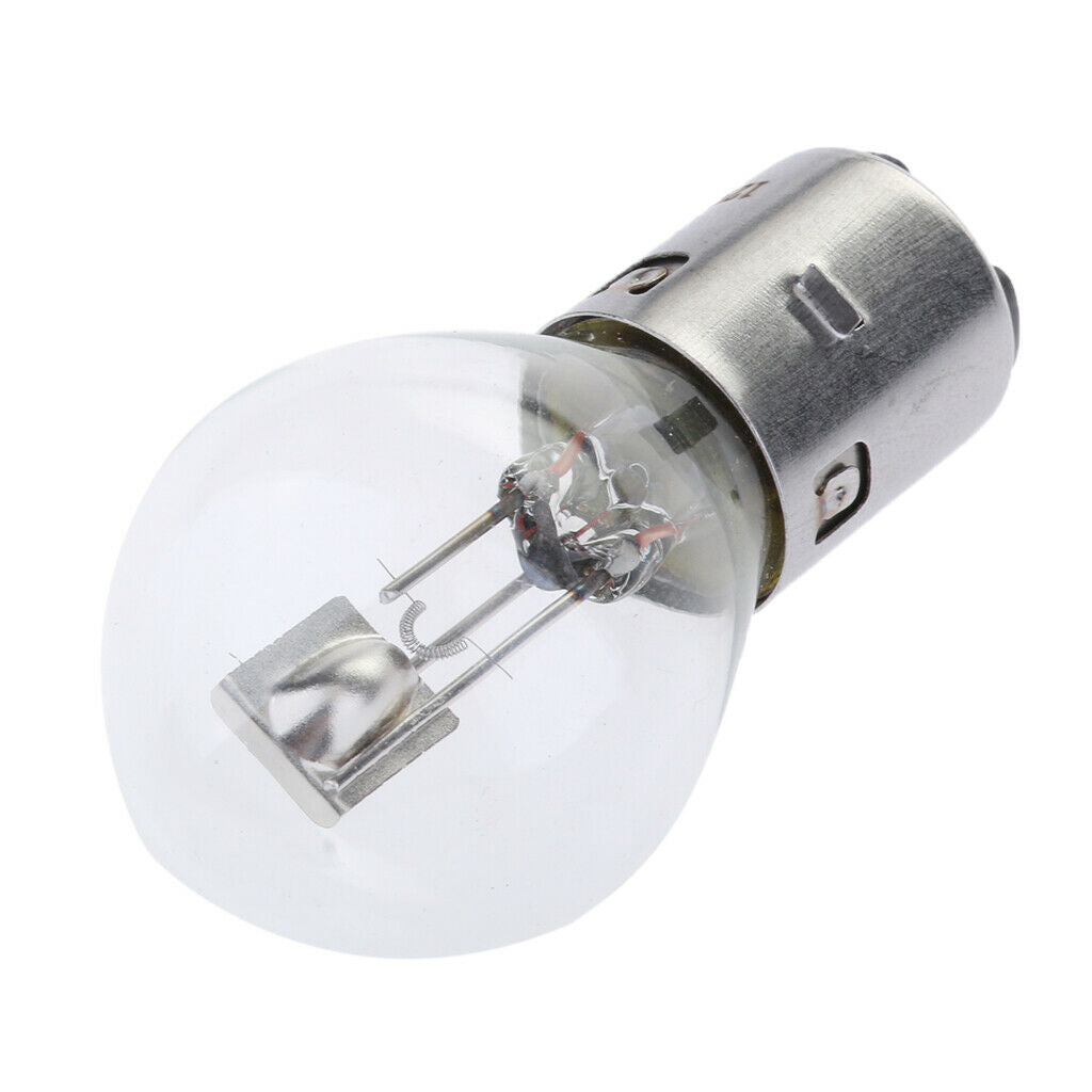 2x 12V 35W Bright White Halogen Headlight Bulbs Clear BA20D S2