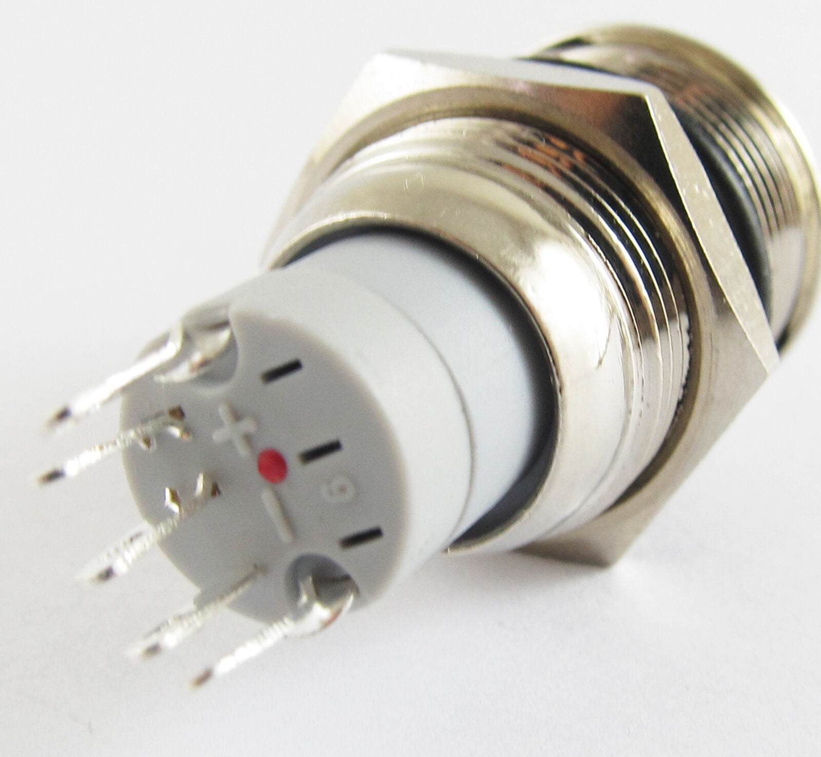 Metal Red Led Push Button Momentary Waterproof Resetable Switch 16mm QN16-C5RR