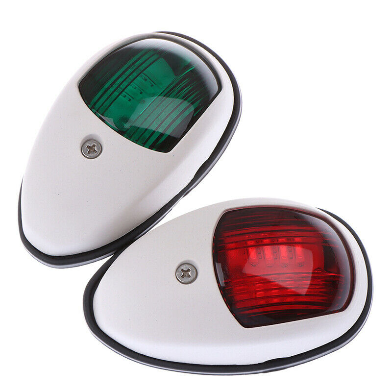 2X LED Navigation Light Signal Warning Lamp Signal Lamp For Marine Boat YachBDA