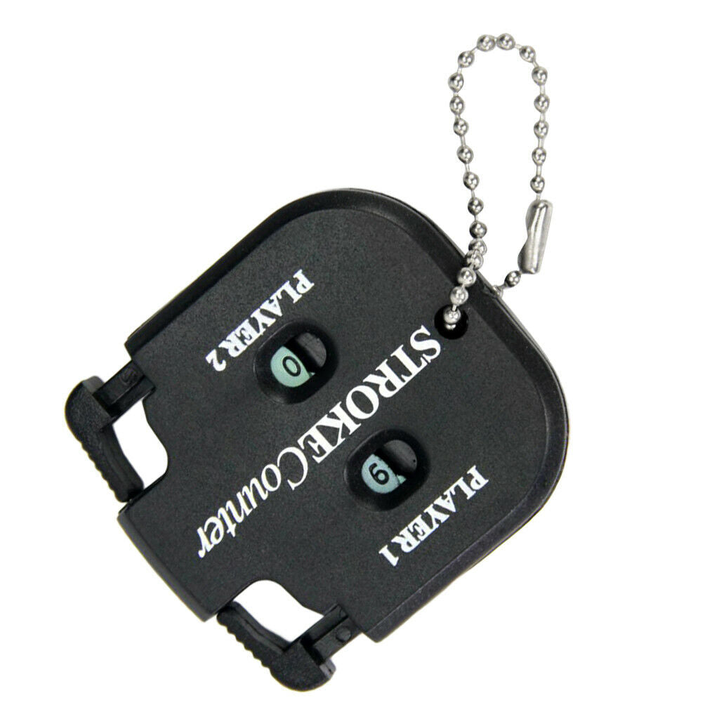 Portable Double Golf Count Stroke Putt Score Counter Scoring Golf Accessory