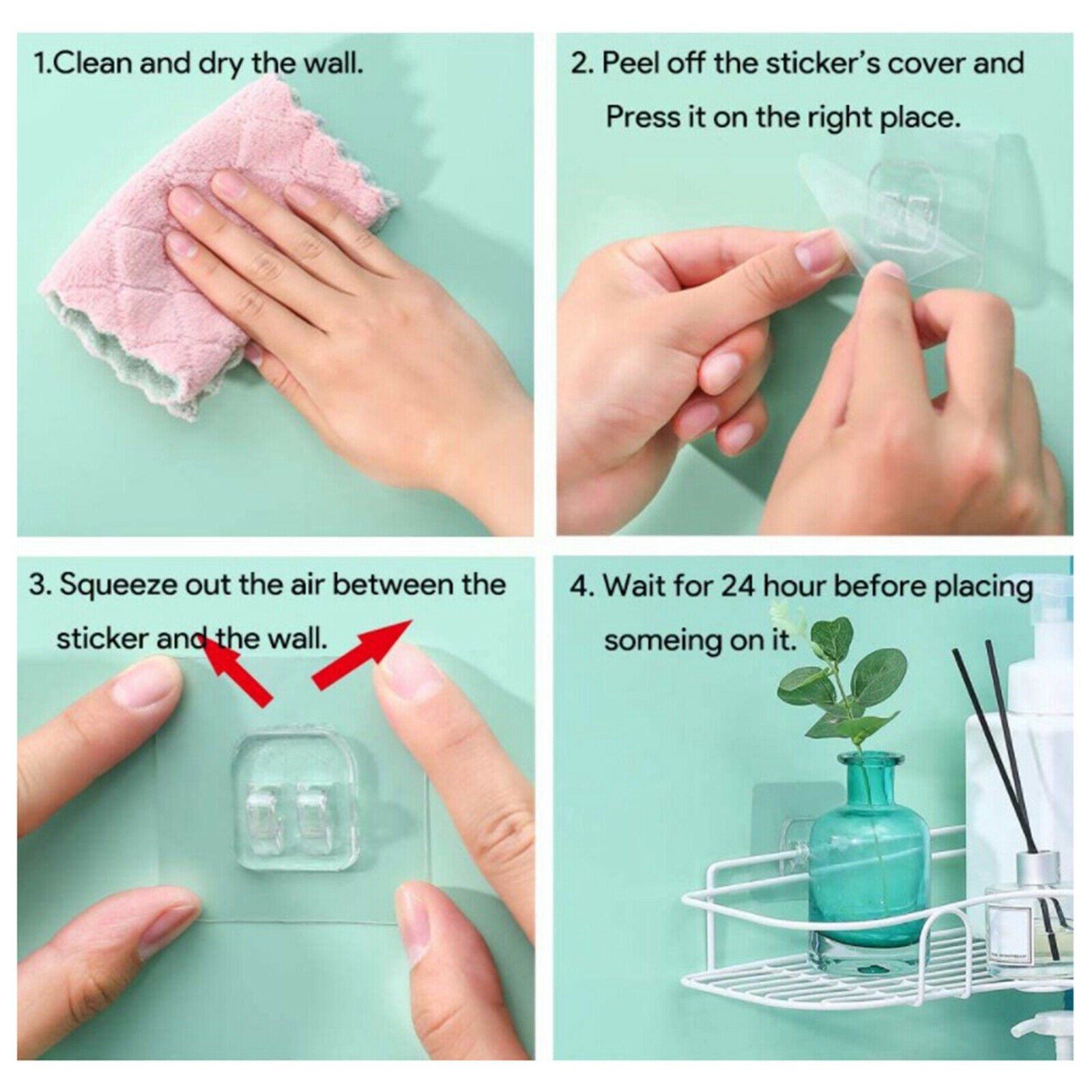 Corner Shower Caddy Shampoo Storage Organizer for Shower, Toilet, Bathtub, Dorm
