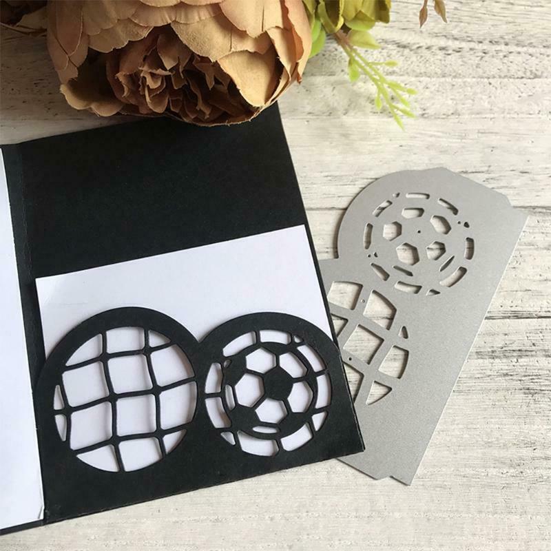 Football Birthday Wedding Card Carbon Steel Cutting Dies DIY Scrapbooking Photo