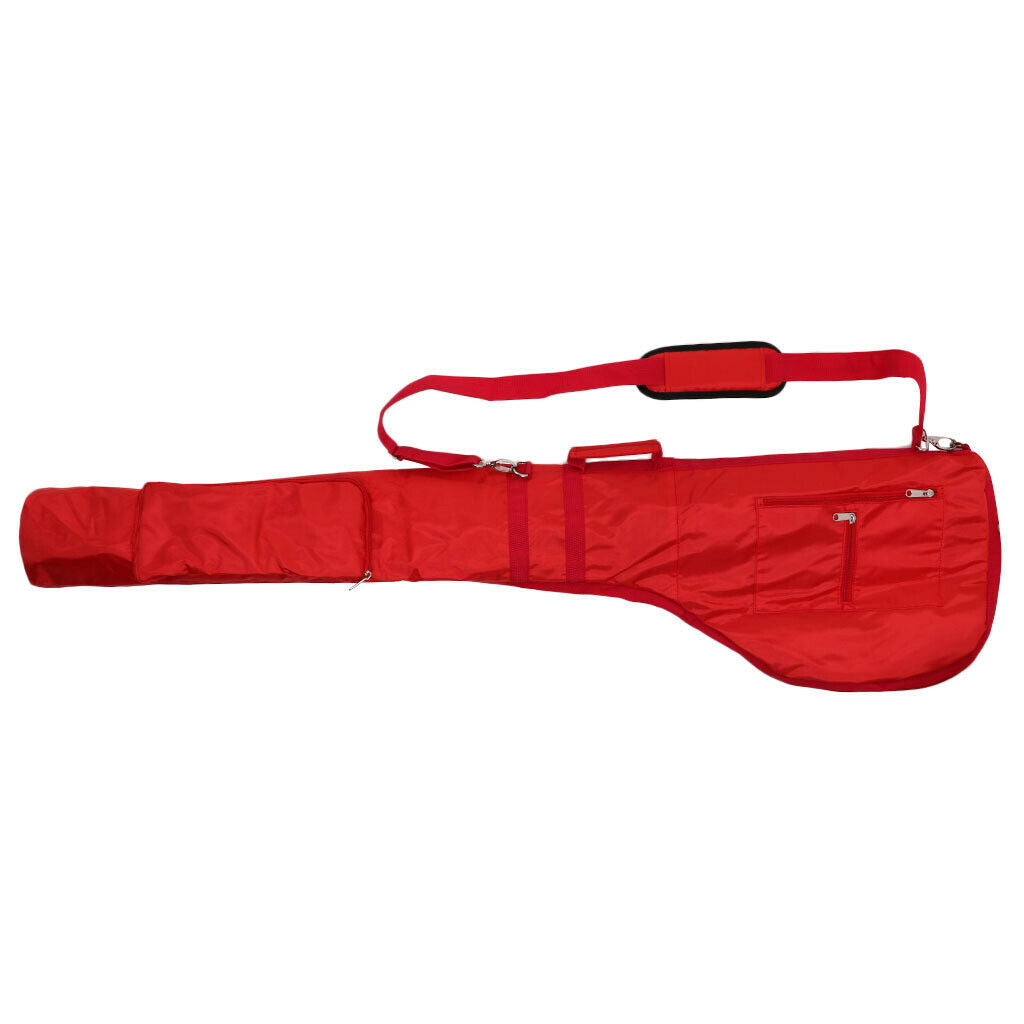 Golf Bag Travel Pouch Golf Club Putter Protector Shoulder Handbag Red